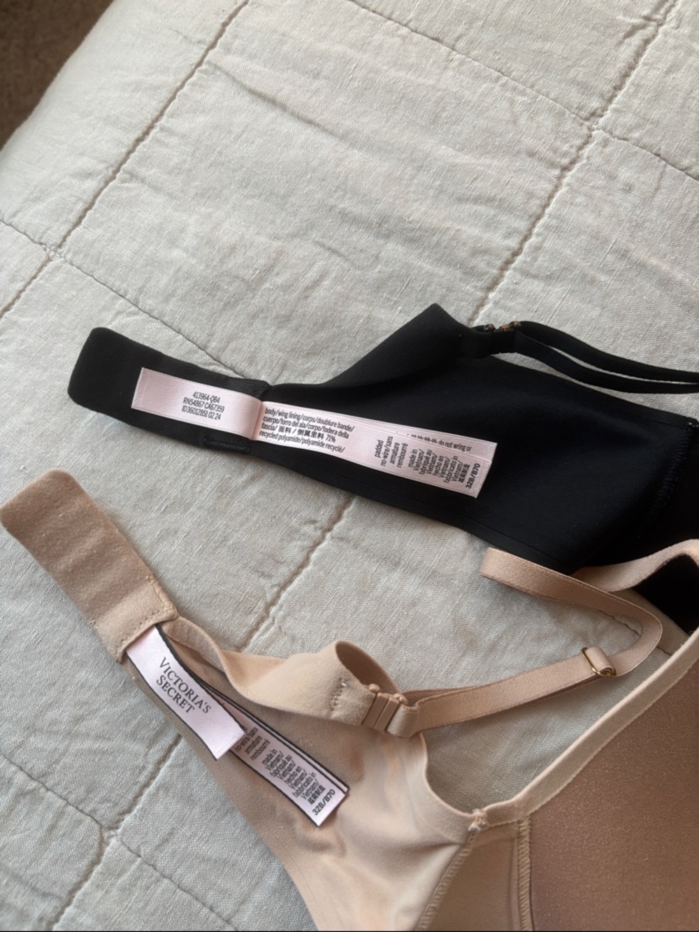Victoria's Secret Wireless Bras - Black & Nude - Picture 6 of 7